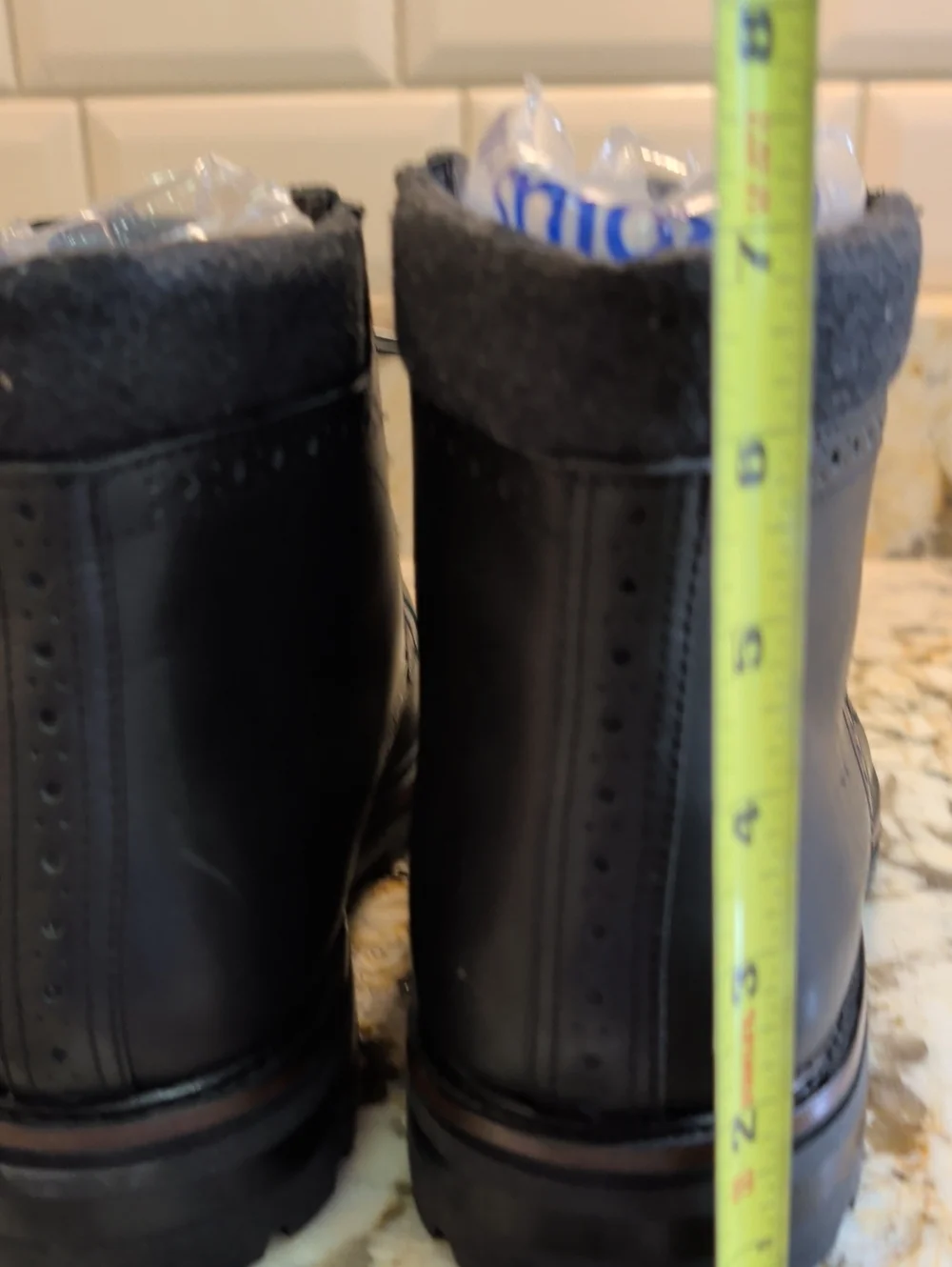 MEN'S MARK NASON, GENTLY PREOWNED BLACK SIZE 11.5 BOOTS